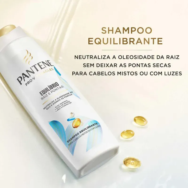 Shampoo Equilibrio Raiz e Pontas Pantene 300ml 3