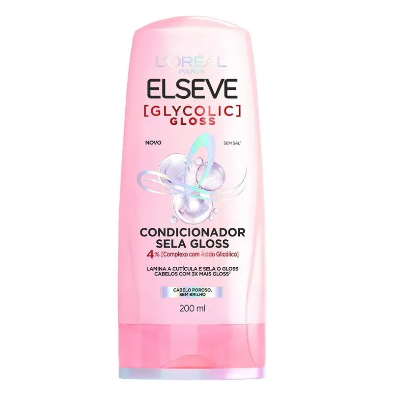 Condicionador Loreal Elseve Glycolic Gloss 200ml 1