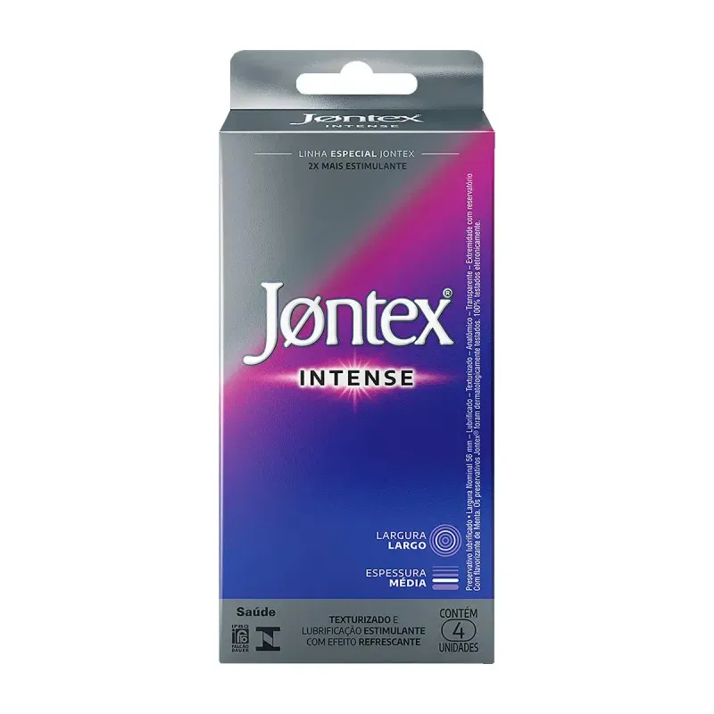 Preservativo Jontex Intense 4 Unidades 1