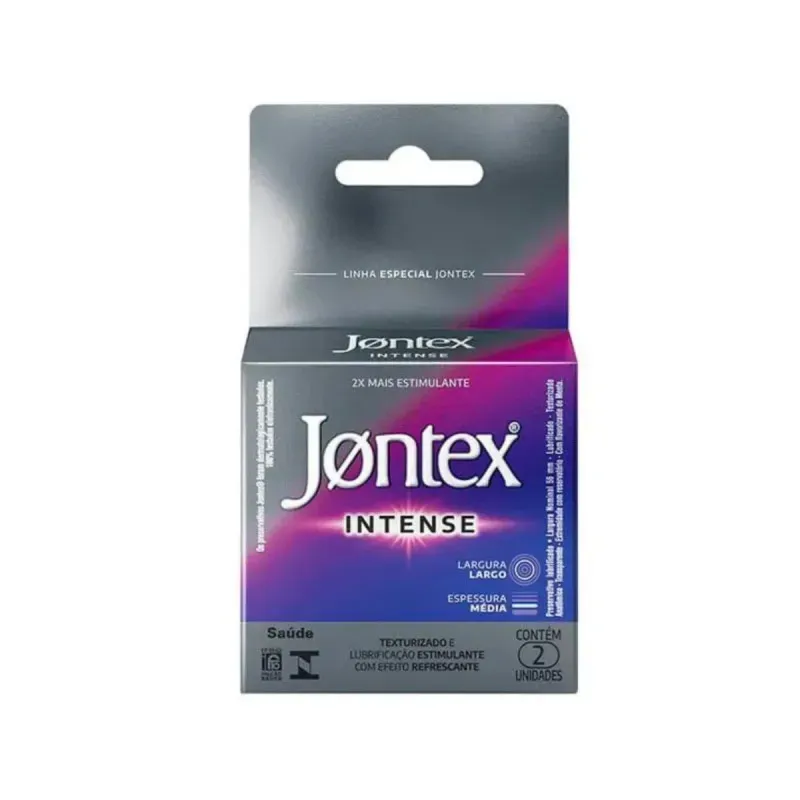 Preservativo Jontex Intense 2 Unidades 1