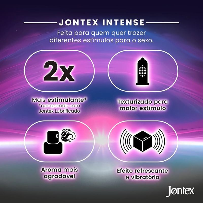 Preservativo Jontex Intense 2 Unidades 3
