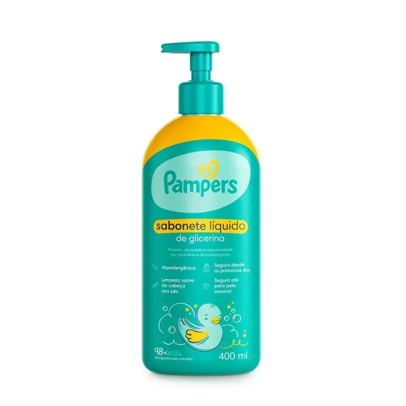 Sabonete Liquido Glicerinado Pampers 400ml