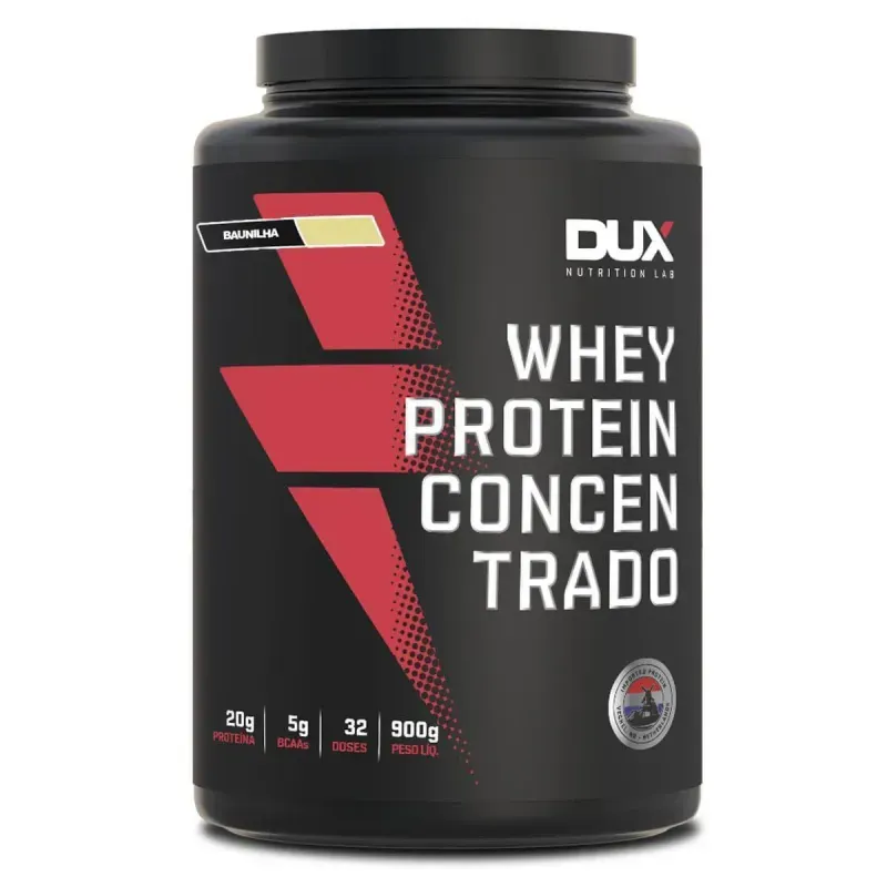 Whey Protein Dux Nutrition Concentrado Baunilha 900g