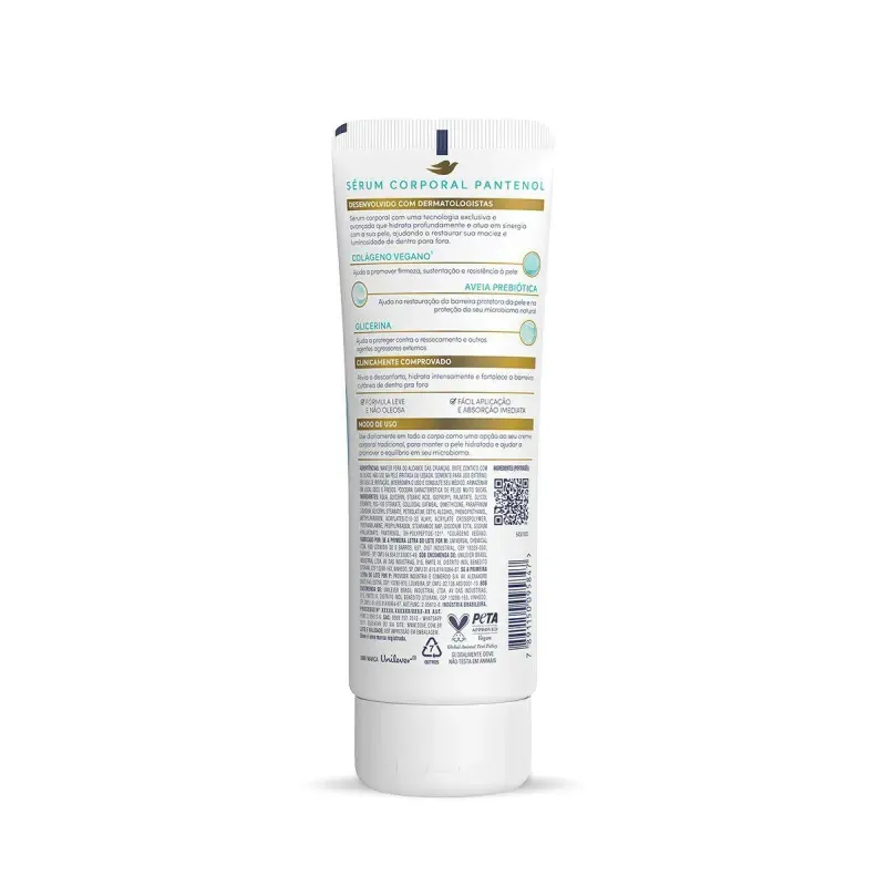 Serum Corporal Dove Pantenol + Dermo Reparador 180ml 2