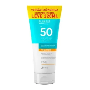 Protetor Solar Sunless Toque Seco FPS50 220g