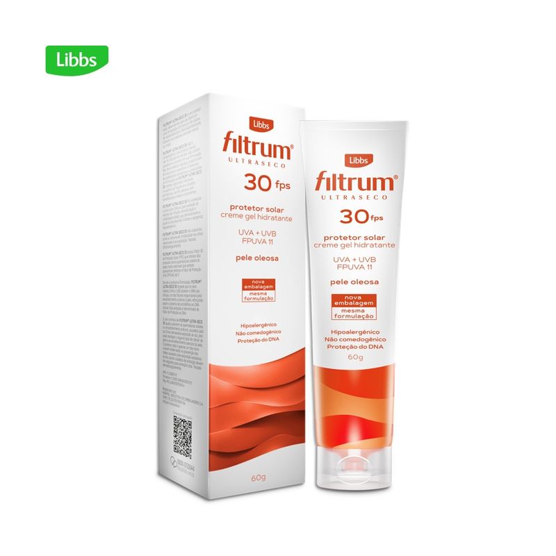 7896094208537 - Protetor Solar Filtrum Ultra Seco FPS30 60g