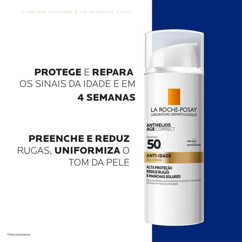 Protetor Solar Facial La Roche Posay Anthelios Age Correct FPS50 50g_3