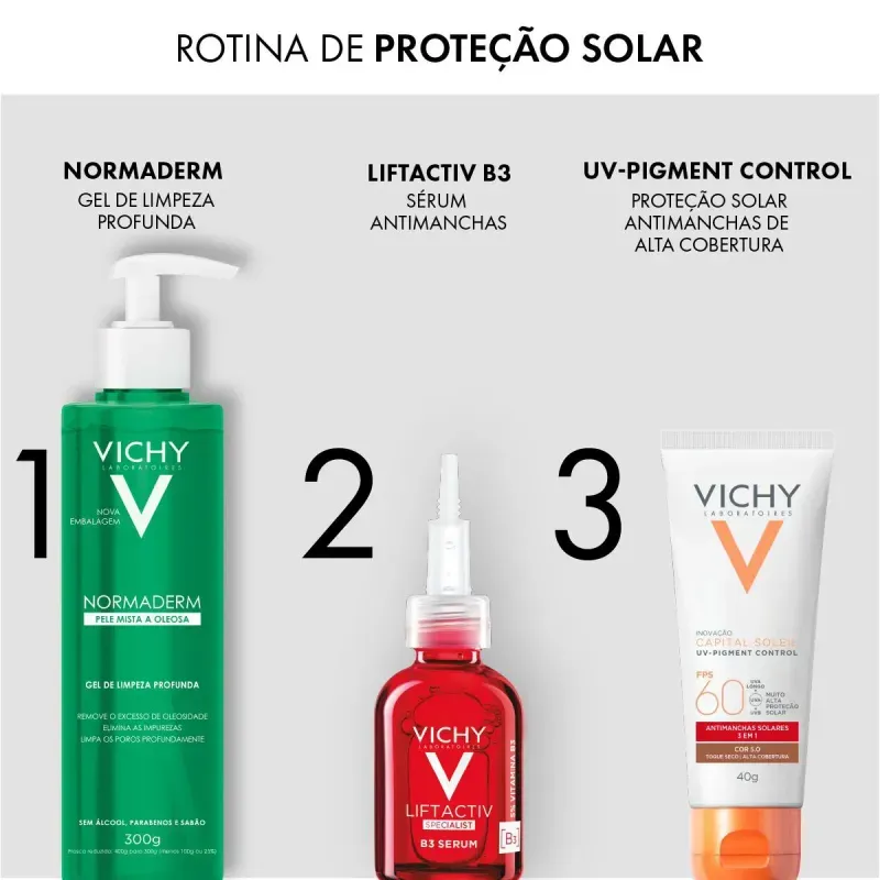 Protetor Solar Capital Soleil Uv-Pigment Control Fps 60 Cor 5.0 40g_4
