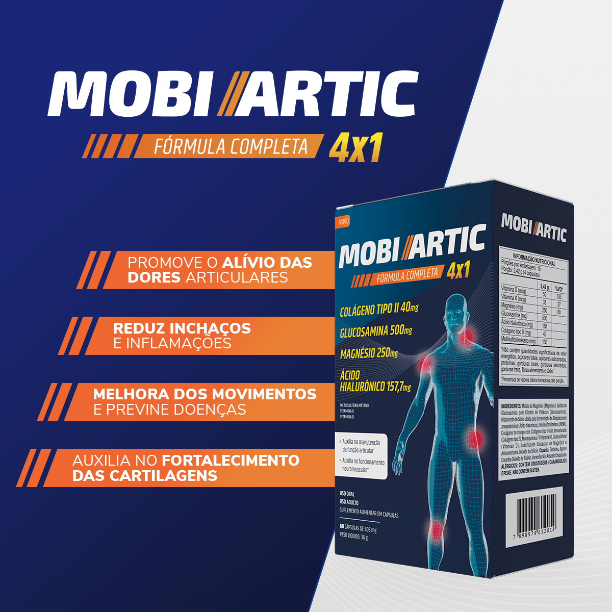 Encontraproduto.com.br - Mobiartic Com 60 Capsulas