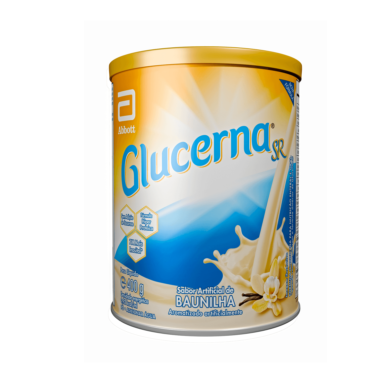 Suplemento Nutricional Glucerna Sr Pó Sabor Baunilha 400g