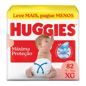 Fralda Huggies Supreme Care Max XG 82 Unidades