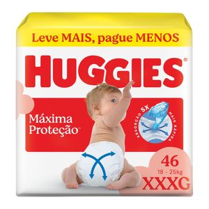 Fralda Huggies Supreme Care Hipzinha XXXL 46 Unidades