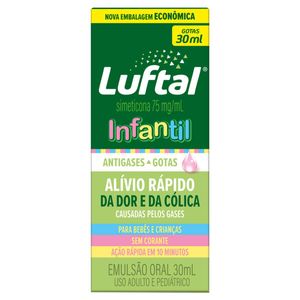 Luftal Infantil Gotas Antigases Simeticona 75mg/ml - 30ml