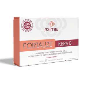 Suplemento Vitamínico Exímia Fortalize Kera D 30 Comprimidos