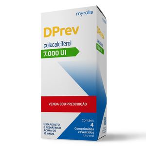 Vitamina D Dprev 7.000UI com 4comprimidos