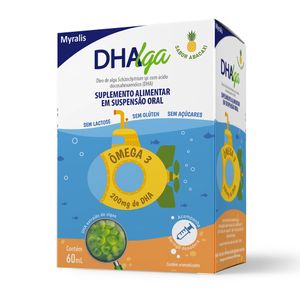 Ômega 3 Dhalga Solução Oral Sabor Abacaxi 60ml